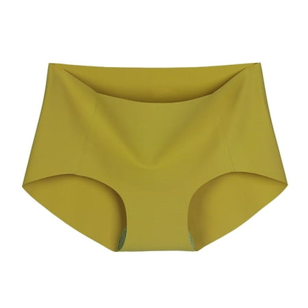 Scyoekwg Womens Underwear Hipster Panties Knickers Solid Color Stretchy Comfort High Waisted Underwear Ladies Underpants Underpants(Army Green L)