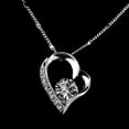 thumbnail image 4 of Collar de Plata 925 Perfecl Colgante de Cristal Claro, 4 of 4