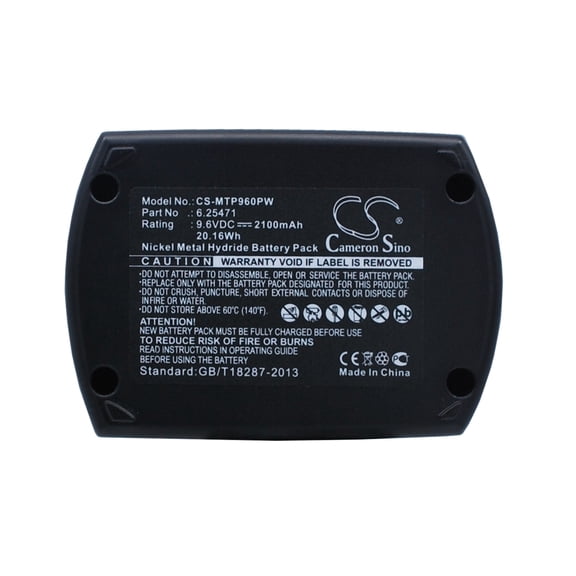 Battery for Metabo BS KSA SB BSP 9.6 6.25471 6.31775 ME974 ME-974 9.6v 2100mAh