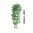 thumbnail image 3 of 37.4 Inch Artificial Hanging Vine with Hook – Realistic Fake Ivy & Grape Leaf Garland for Wall Decor – Silk-Like Faux Greenery for Indoor Outdoor, Wedding, Office & Home, 3 of 6
