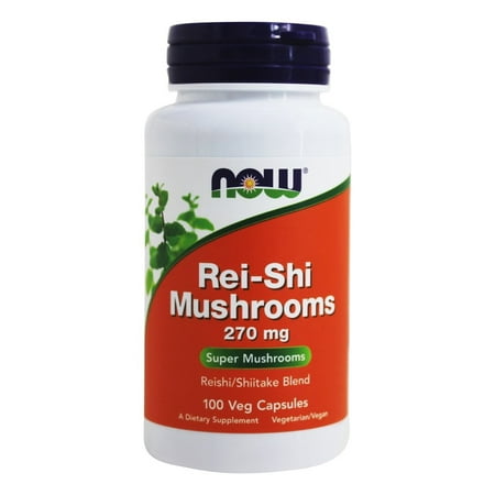 NOW Foods - ReiShi Mushrooms Super Mushrooms Reishi Shiitake Blend 270 mg. - 100