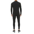 thumbnail image 5 of UJNDER Mens Thermal Underwear Thickening and Quick Heating Clothing Pant Set Thermal Underwear for Men #2_Black XL, 5 of 9