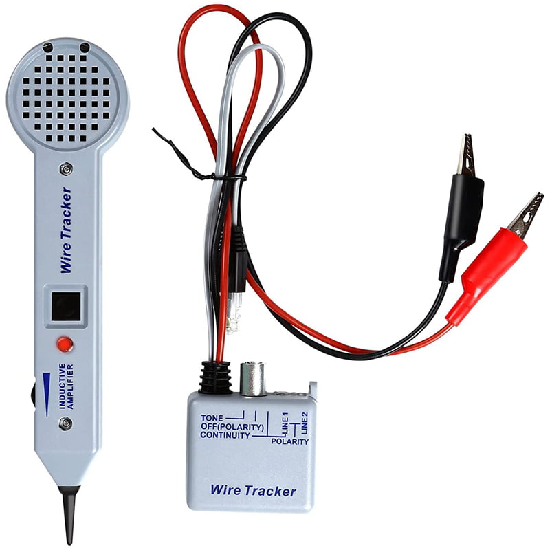 design farligt ansvar Tone Generator Kit,Wire Tracer Circuit Tester,200EP High Accuracy Cable  Toner Detector Finder Tester,Inductive Amplifier - Walmart.com