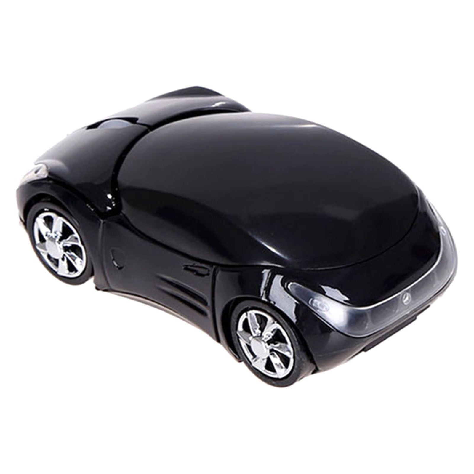 Cagogo Car-Shape Wireless Mouse, 2.4GHz 1200DPI Optical USB Mouse For PC Laptop Tablet, Portable Computer Mouse For Home Office, Ergonomic Design, Long Battery Life