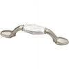 Liberty Satin Nickel and Clear 3" Faceted Acrylic Insert Pull