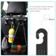 thumbnail image 4 of Vehículo Reposacabezas Colgador Organizador de almacenamiento para colgar comestibles Ropa Paraguas Bolsos Botellas de agua Juguetes para niños Suministros para bebés (juego de 2 negros) oso de fresa Electrónica, 4 of 6