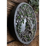 Green Man Greenman decorative Bookends statue figurine Tree Man