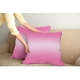 thumbnail image 2 of Ambesonne Ombre Throw Pillow Cover 2 Pack, Candy Inspired Art, 16", Pink, 2 of 7