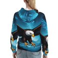 thumbnail image 7 of Easygdp Night Sky Forest Bald Eagle Womens Casual Hoodies Sweatshirts Long Sleeve Pullover Fall Pullover Tops Outfits Winter Clothes-Small, 7 of 7