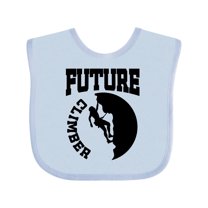 Inktastic Climbing Future Climber Boys or Girls Baby Bib
