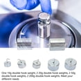 thumbnail image 3 of Double Hooked Weight Set, Easy To Move 7pcs Set Durable Hooked Weight Set  Plated Steel  for General Science, 3 of 7