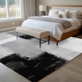 thumbnail image 4 of Area Rug for Living Room, Black Grey Non-Slip Indoor Ex Large Carpet for Bedroom/Dining Room, Abstract Geometric Color Block Oil Painting Washable Low-Profile Rectangle Floor Runner Rugs - 8 x 10 Ft, 4 of 8