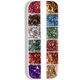 thumbnail image 1 of Nail Art Foil, Nail Foil Glitter Nail Lentejuelas Confeti Oro Plata Irregular Glitter Efecto Espejo Acrílico Nail Powder Nail Foil Lentejuelas para Decoración de Uñas Ormromra CPB-DE-LYY309-2, 1 of 5