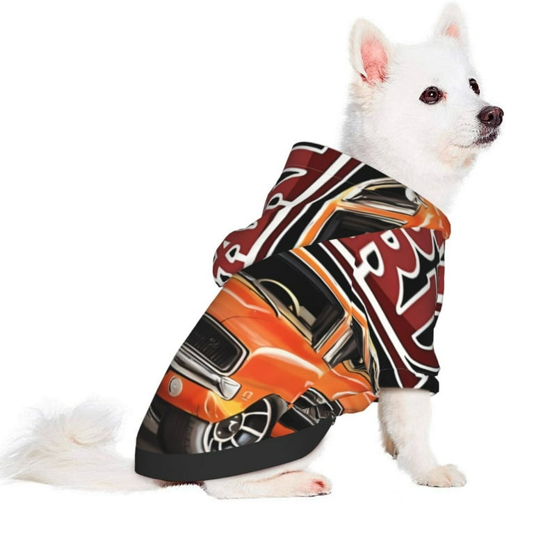 The Dukes Of Hazzard Pet Dog Costume Hoodie Sweatshirt for Fall and Winter Cozy Pet Clothes for Outdoor Activities Walmart