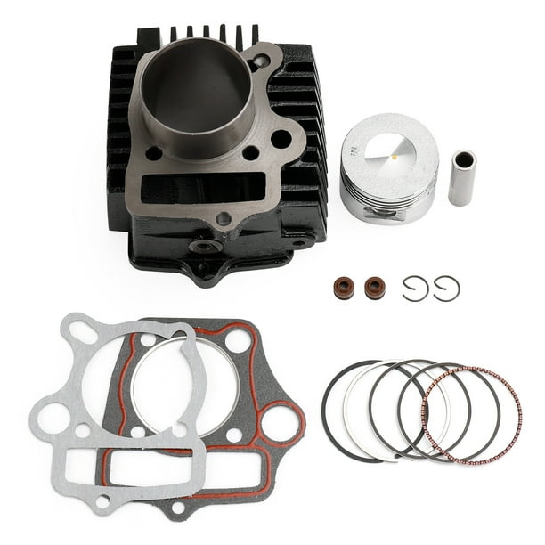 Kit de cilindro de 110cc MotorGenic para Italika FT110 XT110 AT110 52.4 mm Pin de pistón 13 mm