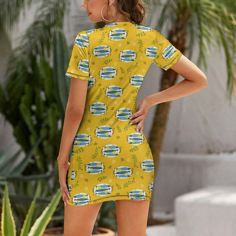 Cartoon t shirt dress hotsell