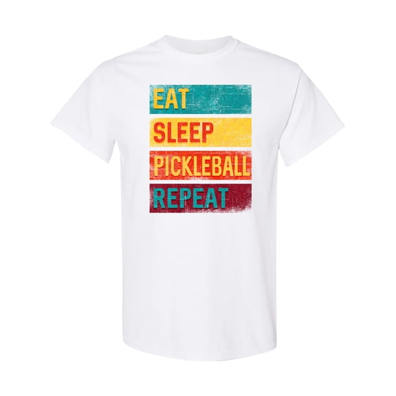 Inktastic Eat Sleep Pickleball Repeat T-Shirt