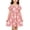 Hot Pink, variant on Summer Floral Dresses Girls Kids Puff Sleeve Cute Vacation Dress Square Neck Cotton Ruffle Sundress Pink, 5 Years
