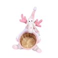 thumbnail image 1 of Cesta para guardar dulces, contenedor para refrigerios y azúcar de Navidad, accesorio para regalo de Navidad coleccionable Estatua de ciervo, 1 of 7