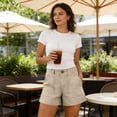 thumbnail image 5 of Women's&nbsp; Hiking Shorts Quick Dry Sun Protection Stretchy Outdoor Shorts with Zipper, 5 of 5