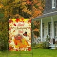 thumbnail image 5 of Seasonal Garden Flags 28X40 Inch Double Sided Linen Decor for Thanksgiving Fall Garden Flags for Outside, holiday Yard Decoration - Orange, 5 of 6