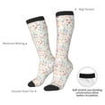 thumbnail image 4 of Sigee Wildflower Watercolor 4 for Socks for Men Women Socks Stocking Compression Socks, 4 of 6