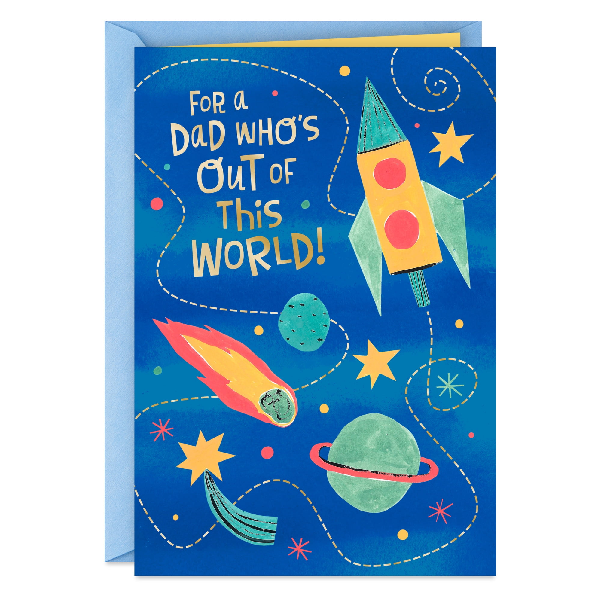 NobleWorks Funny Father's Day Card - Dad Touching Thermostat Humorous Greeting Card