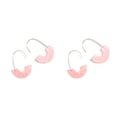 thumbnail image 4 of sweethay 1 par de pendientes bohemios estilo Vintage acrílico estampado de leopardo gotas para las orejas colgante para la oreja suministros para fiestas Rosa 2piezas sweethay CBP200603, 4 of 5