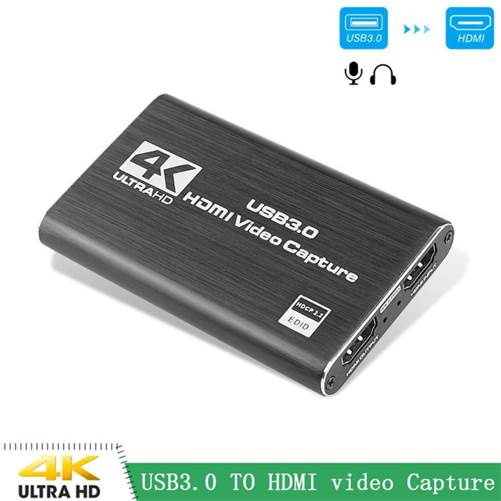 TOP.E 4K HDMI Game Video Capture Card USB3.0 1080P Grabber Dongle Hdmi Capture Card For OBS Capturing Game Capture Card Live Walmart