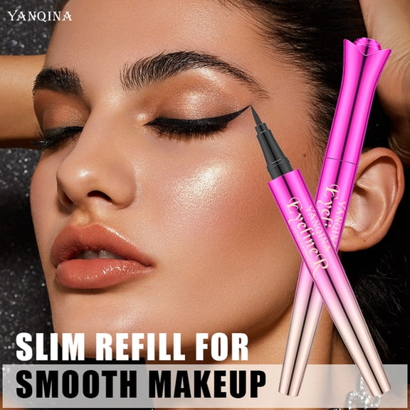 Komiseup Eye Liner, Waterproof Liquid Eye Liner, Long Lasting, Smudge-Proof & Transfer-Resistant