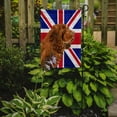 thumbnail image 2 of Sussex Spaniel with English Union Jack British Flag Garden Flag, 2 of 5