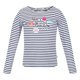thumbnail image 1 of Regatta - Camiseta Clarabee de Rayas de Manga Larga para Niños/Niñas (Marino), 1 of 6