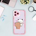 thumbnail image 1 of Cute Dudu Bubu Bear Phone Case For iPhone 11 12 Mini 13 14 15 Pro Max Transparent Shell Jiayi, 1 of 7