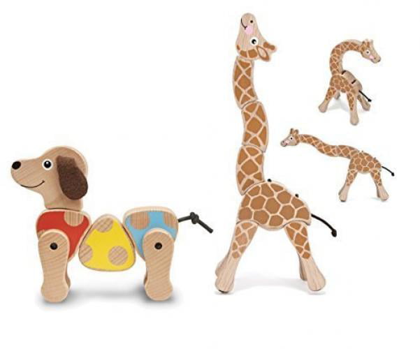 Melissa and Doug Giraffe Grasping Toy First Play Manipulative Ages 1 3070 for sale online 