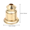 thumbnail image 3 of 100pcs Earring Back Copper Earring Backs Earring Backings Earring Safety Backs, 3 of 8