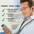thumbnail image 3 of Lexibook Intérprete 2 Traductor de Voz Instantáneo a 137 Idiomas Traducción de Fotos Traducción de Notas Habla Portátil Multilingüe Conector para Auriculares Wifi y sin Conexión NTL3000, 3 of 9