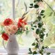 thumbnail image 5 of Simulación de flores de rosa de ratán para embellecer la pared, decoración de rosas artificiales, 5 of 6