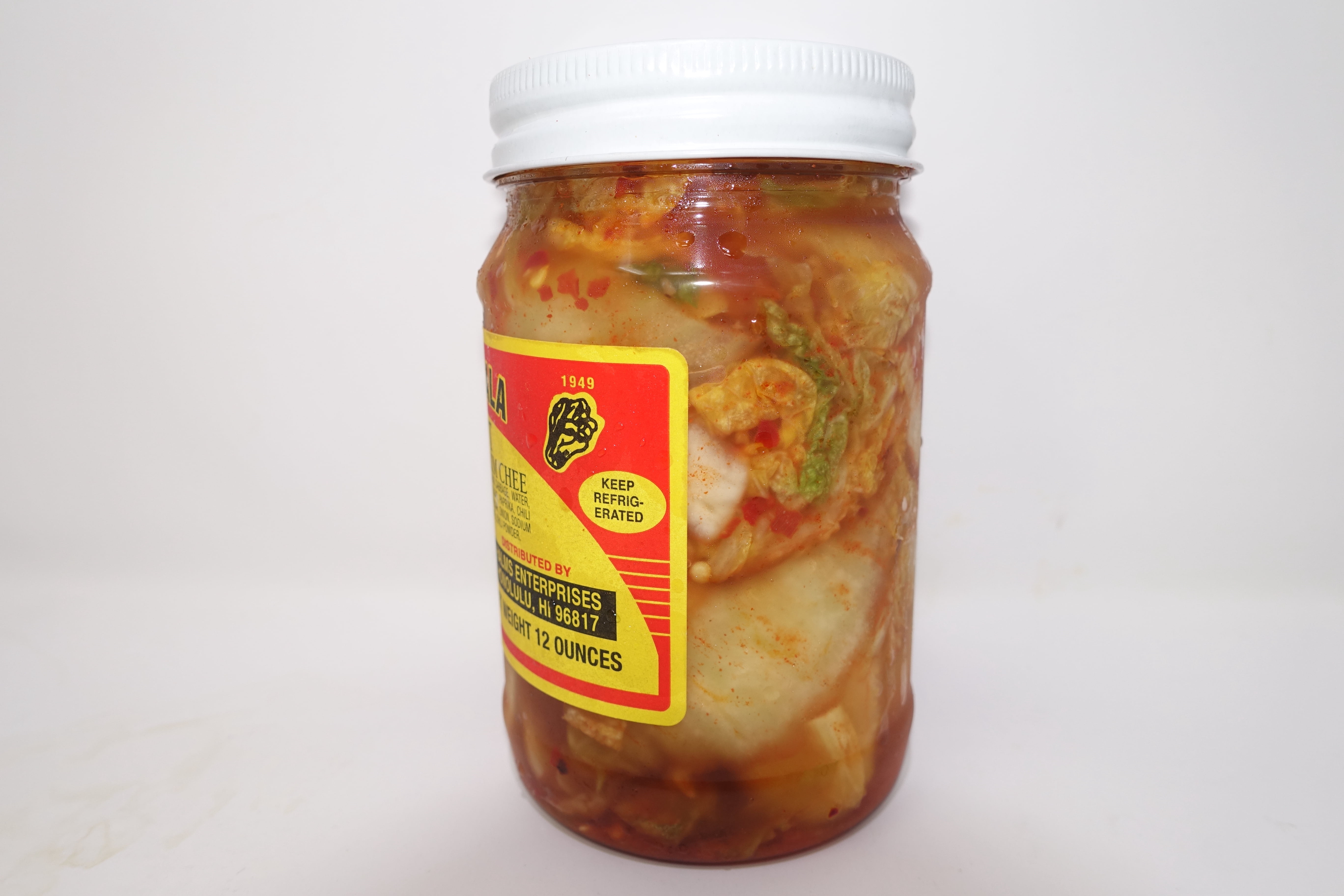 Kohala Hot Won-Bok Kim Chee, 12 oz.