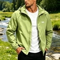 thumbnail image 3 of Gfyviroh Windbreaker Jackets for Men Stylish Long Sleeve Comfy Hooded Jacket Lightweight Zip-Up Quick Dry Sports Outerwear, 3 of 5