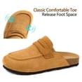 thumbnail image 3 of Decould sylf Women's Suede Mules & Clogs Soft Cork Footbed Potato Shoes Slip On Comfort Casual Shoes with Arch Support, 3 of 5