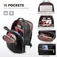 thumbnail image 2 of Mochila LOVEVOOK para ordenador portátil para mujer de 15,6 pulgadas con puerto USB, 2 of 9