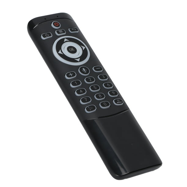 Control remoto por voz inteligente, acabado de lujo remoto teledirigido por voz 2.4G Air Mouse Air Mouse