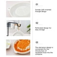 thumbnail image 4 of Porcelain Grater Plate Porcelain Grater Plate For Garlic Onion Cheese Multipurpose Ceramic Ginger Grater Feeding Tool, 4 of 8