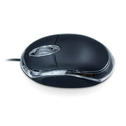 Wired USB Optical Mouse for PC Laptop Computer Scroll Wheel LED Lights E4T9