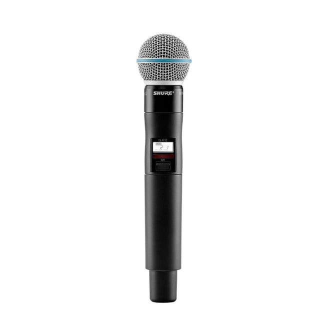 Transimisor de Mano QLXD2-B58-G50 Supercardioide Dinámico Shure Cápsulas microfónicas Shure intercambiables, incluida la legendaria BETA58
