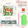 thumbnail image 3 of Diamond Painting Kit, Christmas Bird 5D Diamond Painting Starter Set Easy and Fun DIY Craft Kit Perfect for Beginners' Creative Art Activities 7.09 x 7.09 in, 3 of 8