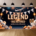 thumbnail image 5 of Decorative Design The Legend Has Retired Aviation Banner Polyester Material Celebration Banner for Retirement Party Indoor Decoration Holiday Celebration, 5 of 8