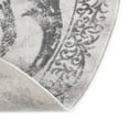 thumbnail image 7 of Unique Loom Finsbury Collection Area Rug - Diana (7' 10" x 10' Oval Gray/Ivory), 7 of 7