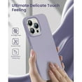 thumbnail image 5 of Entronix Silicone Case Designed for Apple iPhone 16 Liquid Silicone Case, Shockproof Slim Case Built for Apple iPhone 16, Purple, 5 of 6