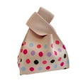 thumbnail image 4 of Knitted Shoulder Wrist Bag Purse Underarm Bag for Beach Party Festivals Gift Beige, 4 of 9